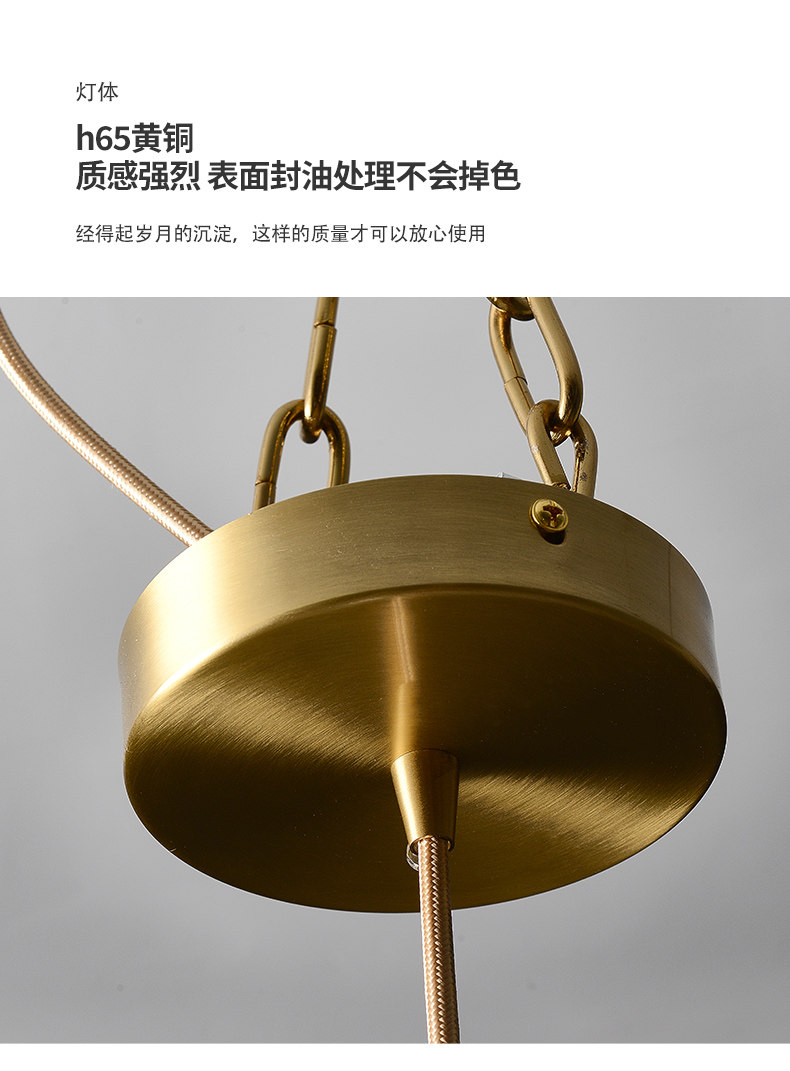 Ресторан люстра 【星球灯】地球床头吊灯长线全铜创意创意儿童男孩卧室单头小吊灯 Qian gang