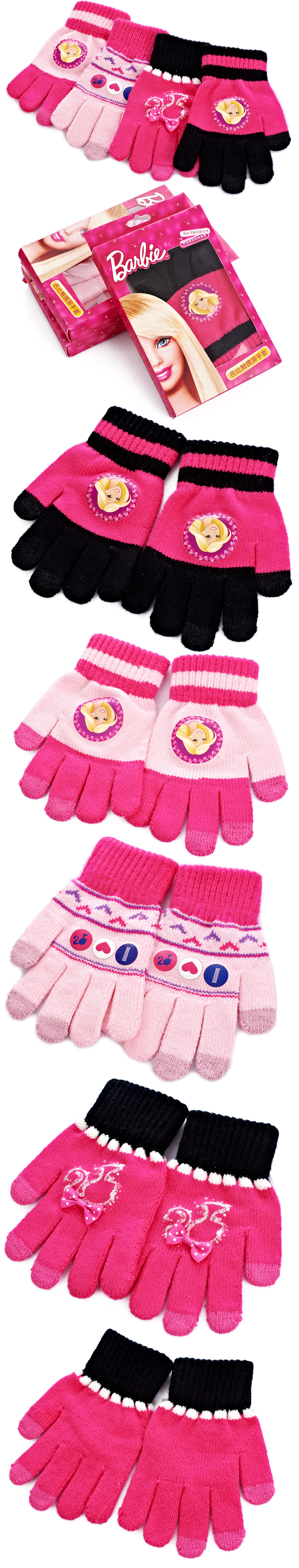 Gants pour fille BARBIE en acrylique - Ref 2149678 Image 17