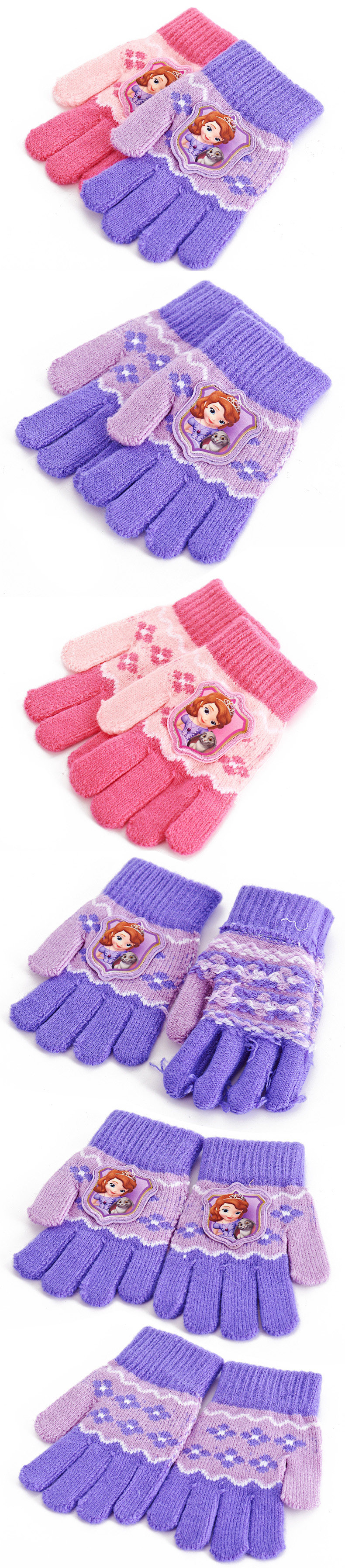 Gants pour fille DISNEY en acrylique - Ref 2149693 Image 16