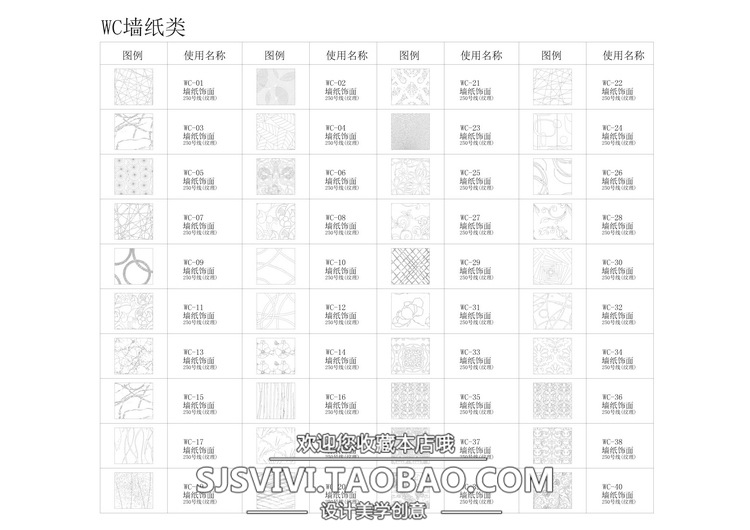 T482 CAD制图填充图案 自定义图库cad施工图填充图纹图案 设...-4