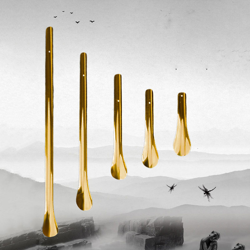 Old Town brass metal shoes plucked with shoes Shoes Shoes Pull-out Shoes Plucked Shoes Plucking shoes Shoes Instrumental Extra-long free of mail