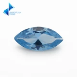 Искусственные синтезированные сапфировые аксессуары, ювелирное украшение, инкрустация камня, x6, x16, 16мм