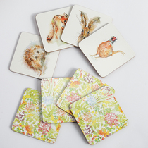 American Country Soft Wood Nordic Household Insulation Mat Hand Plant Fox Rabbit Chicken Flower Cup Pad