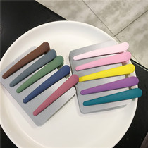 ins minimalist Korea hair accessories haircut frosted texture with hairpin clip Liu Hai clip edge clip hairpin clip duckbill clip