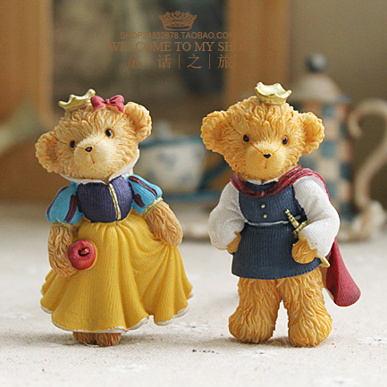 (Fairy Tale Journey) SUPER CUTE HOME DECORATION Decorative Sticker Teddy Bear Suction Magnet Cute Little Bear Fridge Sticker