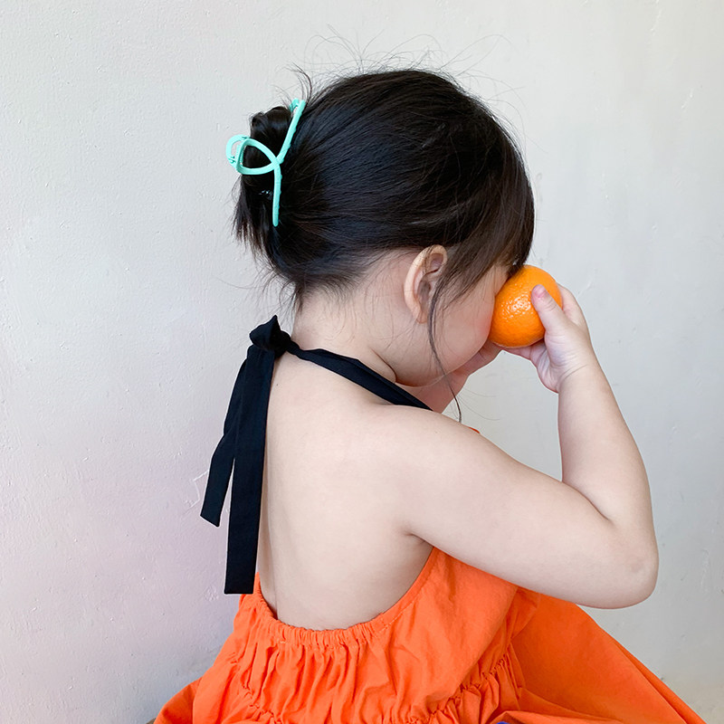 2021 new children's hair accessories grab clip convenient non-slip card Korean version of simple baby headdress girls Korean hair clip