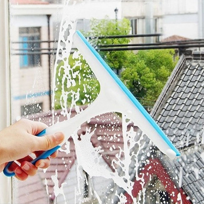 Household glass window wipers wipers window cleaning tool soft rubber auto glass scraper bathroom tile floor