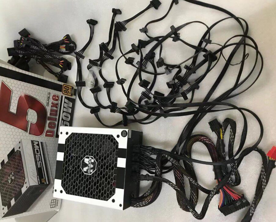 New Boxed 650w Gold Medal Half Module Supports 24 Discs Chia 4 D Graphics Dual 6 2p