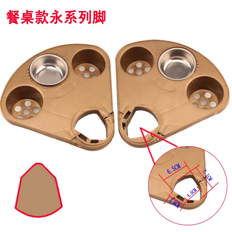 Bàn trà đa năng loại bàn ăn bốn chân máy mạt chược phụ kiện bàn cà phê có thể xoay gạt tàn gạt đặt cốc giữ - Các lớp học Mạt chược / Cờ vua / giáo dục cờ vua nam châm mini