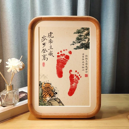 Детские памятные отпечатки рук и ног, защитный амулет, отпечаток рук, чернильная подушечка для новорожденных для младенца