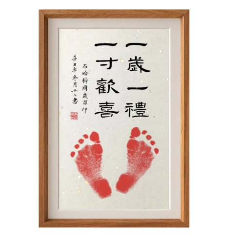 Памятные детские отпечатки рук и ног, защитный амулет для новорожденных для младенца