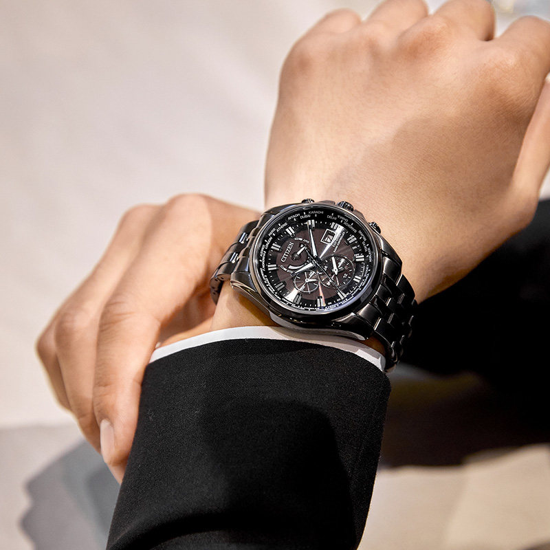 Citizen Flagship Store Radio-Controlled Luminous Skyhawk Blue Angel Kinetic Energy Business Watch for Men At8020