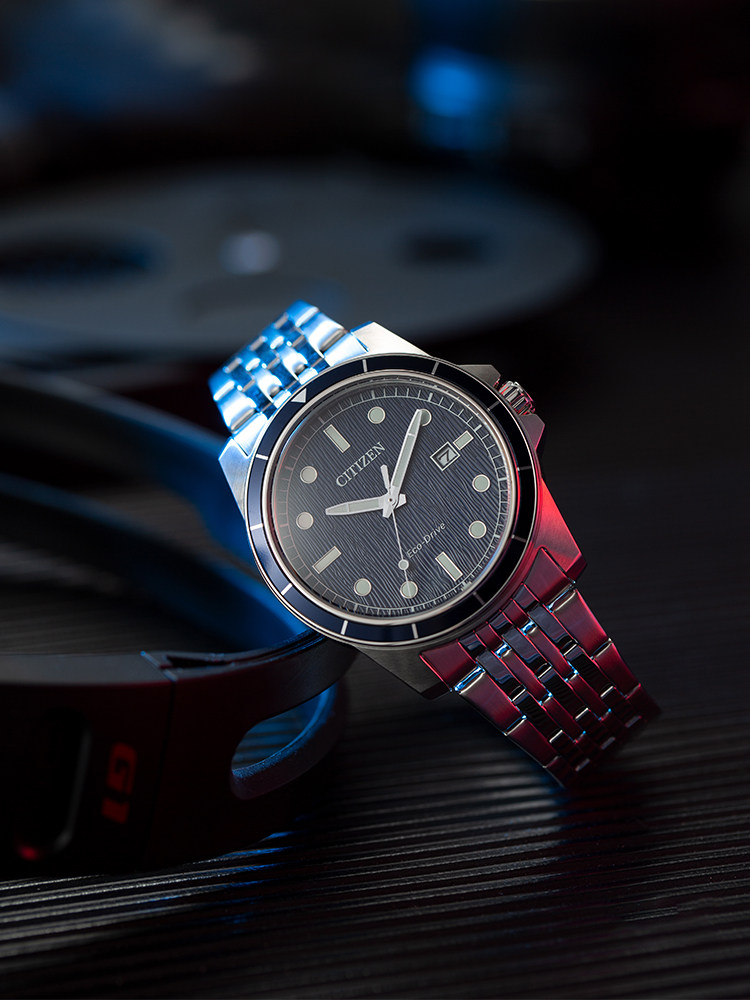 [New Product]Citizen Official Fashion Dopamine Colorful Sports and Leisure Eco-Drive Waterproof Men's Watch Aw1819