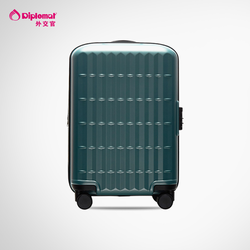 Diplomat diplomat trolley suitcase male boarding password suitcase female strong and durable 20 24 inches