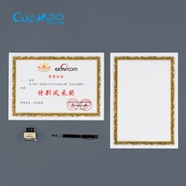 Cuckoo Honorary Certificate Stamping Blank Core Inner Paper Making Customizable Printable Award-winning Paper Customizable Creative A4 Letter of Appointment Power of Attorney Training Graduation Letter of Appointment Certificate Paper