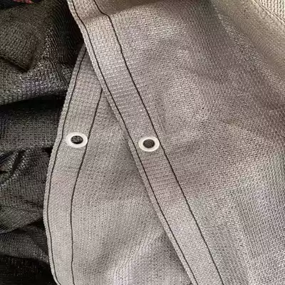 Advanced gray sunshade net sunscreen net encrypted shade swimming pool kindergarten high-end insulated color fleshy balcony