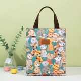 Мультяшная водонепроницаемая льняная сумка, вместительный и большой ранец для матери и ребенка