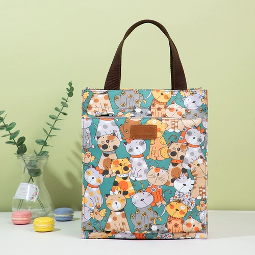 Мультяшная водонепроницаемая льняная сумка, вместительный и большой ранец для матери и ребенка