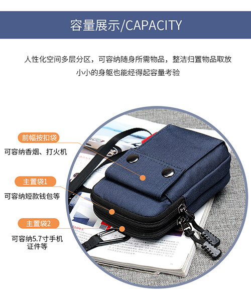 Túi điện thoại di động 5,5 inch 6 inch mới túi nhỏ người đàn ông vai túi mặc vành đai túi điện thoại túi nhỏ hoang dã táo túi đeo chéo nữ hàng hiệu