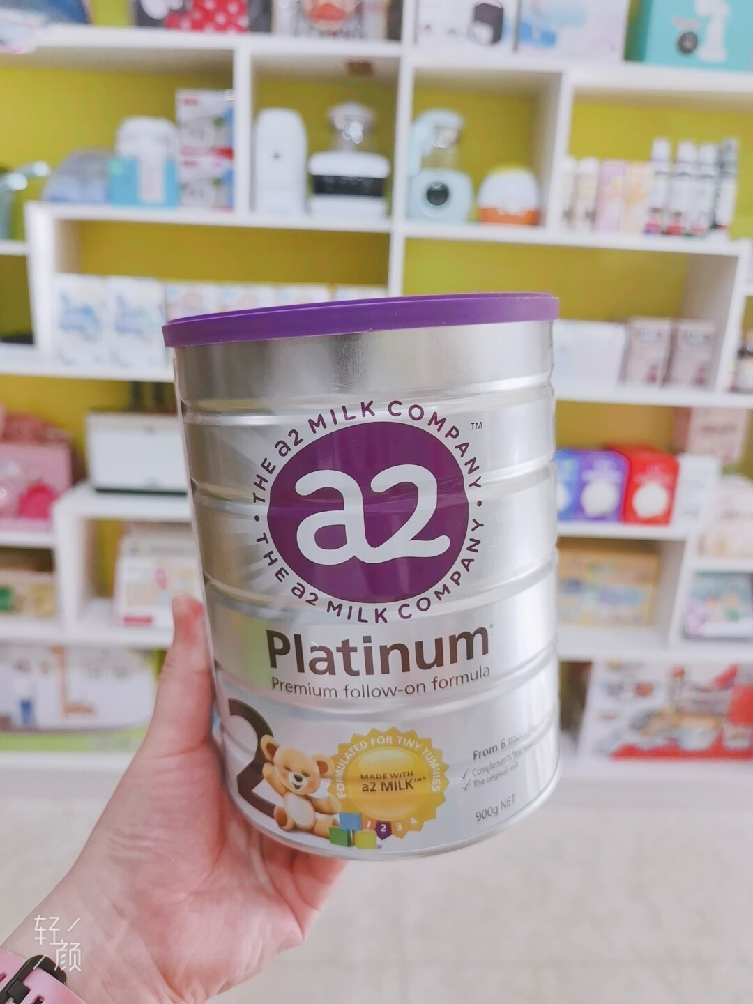 Physical store New Zealand a2 imported milk powder 2 segments of infant formula Platinum version A2 protein 6-12 months 