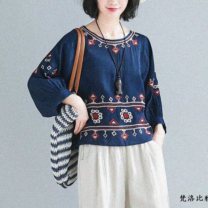 2020 mùa hè Hàn Quốc loose-fitting đầu nghiền nát hoa nhỏ thêu tươi ngọt sen của phụ nữ nửa tay áo hiển thị mỏng áo thun hàng đầu