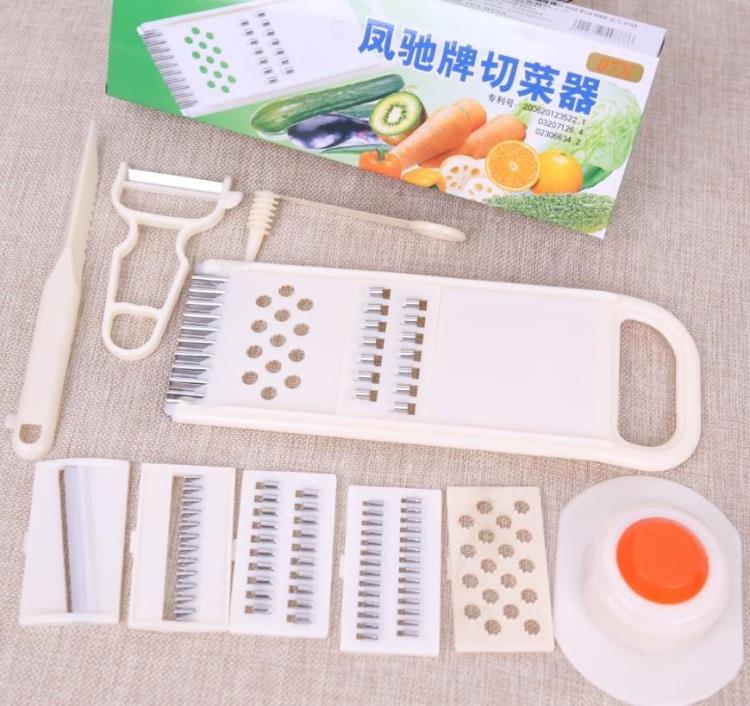 Fengchi Multi-functional 11 pieces of cutting machine planing cutter Potato Cutting and Vegetable Planing planter 07X