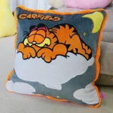 Симпатичная спящая поза, аниме Гарфилда Домашняя подушка подушка Cushing Coushing Cute Course Care Combinite, стул, подушка с подушкой для машины