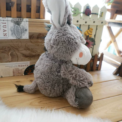 Внешняя торговля фотография маленький осел осел лошадь рынок осел осел милая кукла осел плюшевая игрушка комната праздничный подарок