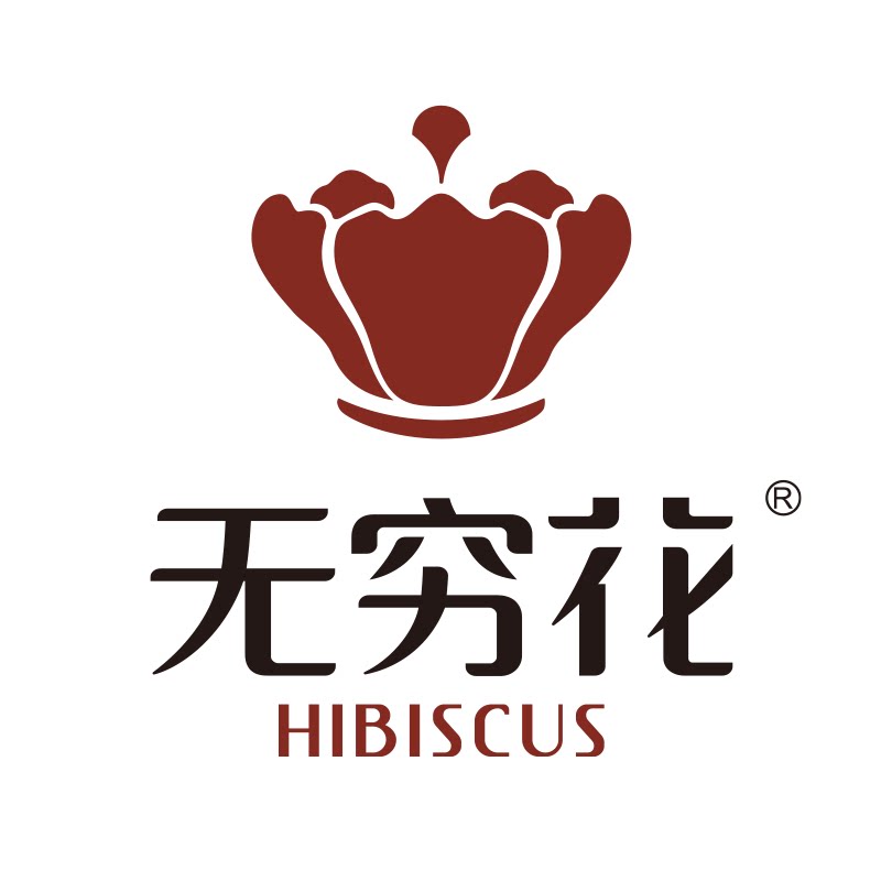 无穷花水性漆品牌店的LOGO