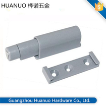 Rebound device for glove-free plastic buffer cabinet door