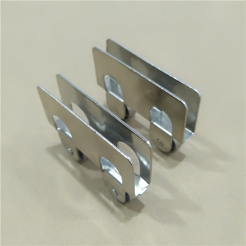 Glass sliding door pulley iron double wheel sliding door wheel (2 prices)