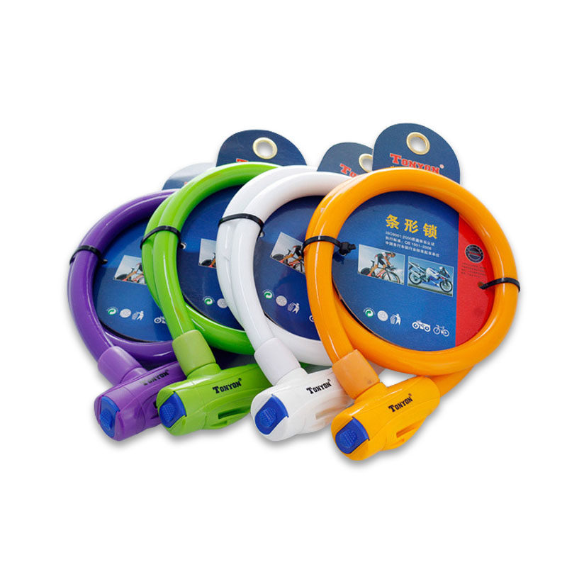 TONYON universal ring lock Color outdoor bicycle lock Ring lock Wire lock Mountain bike lock