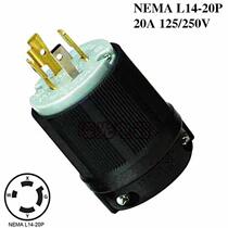 WJ-8420 NEMA L14-20 20A 125250 V beauty gauge quad-core plug UL biochemical instrument