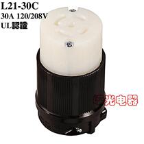 WJ-9531 L21-30C Quad-pole five-wire 30A 120 208V anti-shedding five-hole socket UL semiconductor