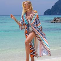 2022 new loose big code beach dress holiday sunscreen for skinny bikini bikinis swimsuit jacket wardrobes