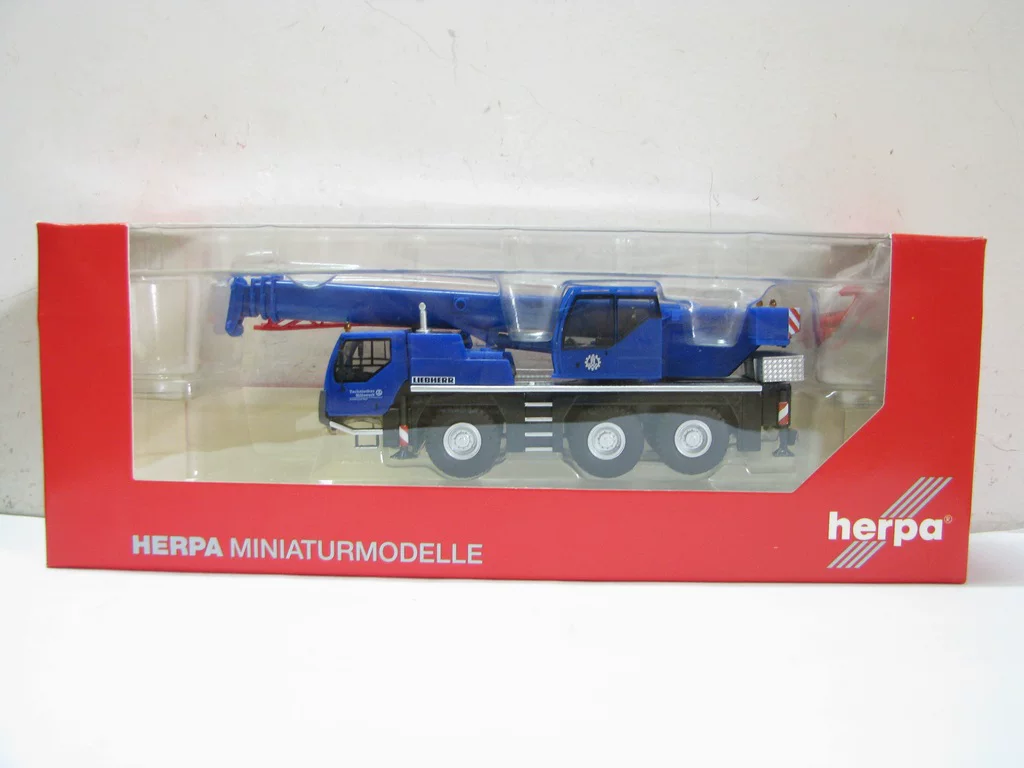 HERPA 1:87 Liebherrr LTM 1045/1 German Federal Technical Rescue Bureau crane crane model