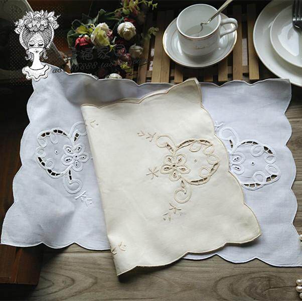 On February New * Foreign Trade Exports Europe and America Original single color pure cotton hollowed-out disc with disc cushion vase cushion