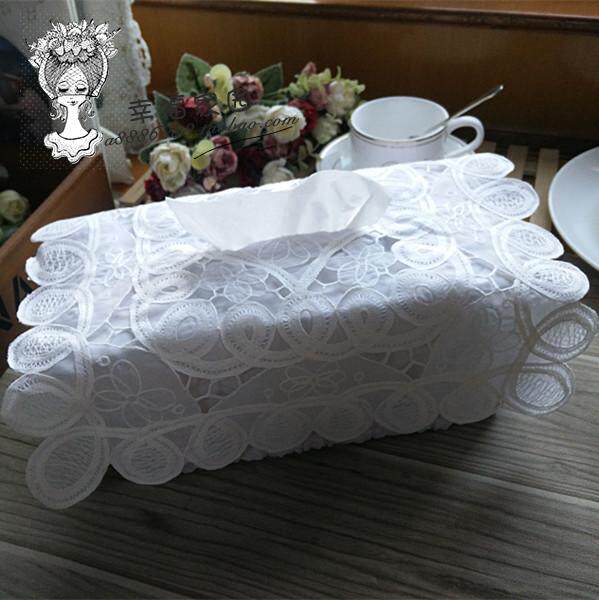 Foreign trade exports europe and the United States white Trilun Baili with li set inlaid with parquet paper towel box set extraction type toilet paper set