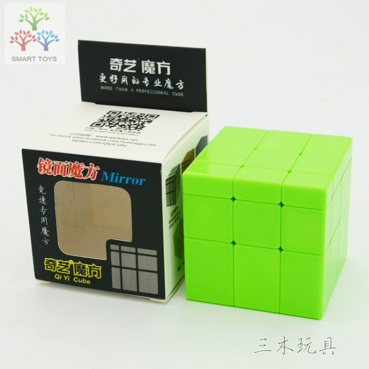 Dayus Rubik Cube Cube Qiaoyi Rubiks Cube Mirror Surface Hình thứ ba Hình vẽ Trẻ em Giải nén giáo dục Cube - Đồ chơi IQ