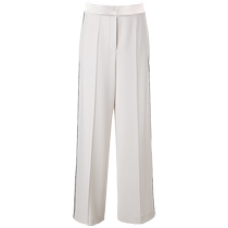 ELLASSAY Spring and Summer New Triacetate Straight Work Suit Pants