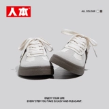 Весенняя белая обувь для отдыха на платформе, кроссовки