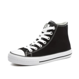 人本 Тканевые высокие сапоги, универсальная обувь, черные кроссовки для отдыха, осенние