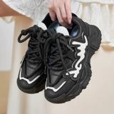 人本 Спортивная высокая универсальная спортивная обувь на платформе, осенняя