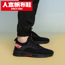 Person This web cloth sneakers man casual breathable Inlenty wind mens net face 100 hitch base plate shoes sloth with foot and fall