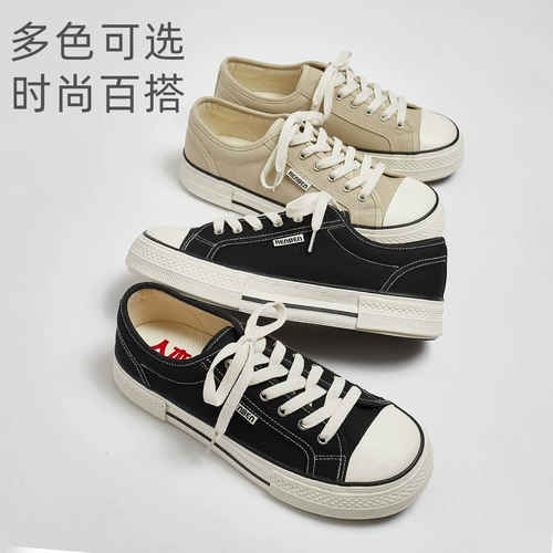 人本 Обувь, мужские классические тканевые универсальные кроссовки для отдыха, туфли, новая коллекция, в корейском стиле