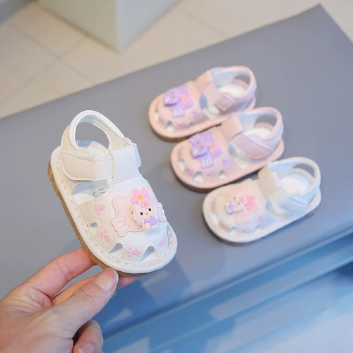 Летняя детская обувь для раннего возраста, сумка для обуви, сандалии, шнурки, 0-2 лет