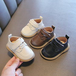 Baby Shoes, British Style Small Leather Shoes, Unisex Baby Shoes, Toddler Shoes, Rubber Sole Baby Shoes, Single Shoes, Small Leather Shoes