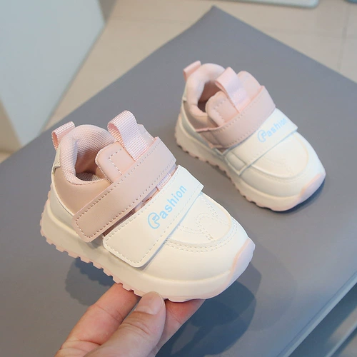 Детская нескользящая дышащая спортивная обувь для раннего возраста, туфли на липучке в английском стиле, мягкая подошва, в британском стиле