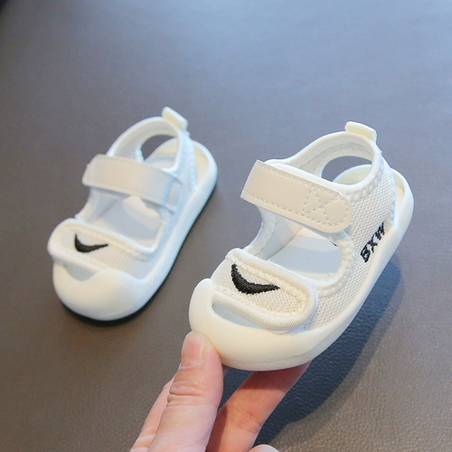 Летняя детская обувь для раннего возраста, детские дышащие сандалии для мальчиков, 0-3 лет