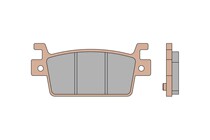  malossi modified Italy imported Guangyang ak550 brake pad leather brake shoe block metal sintering